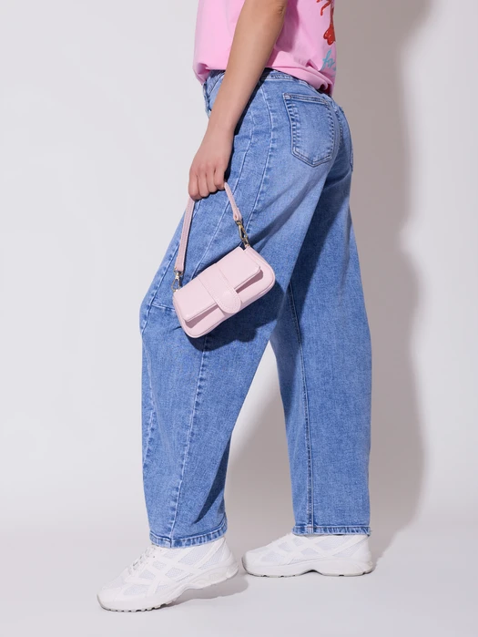 JEANSY BALLOON Z PRZESZYCIAMI PO BOKACH