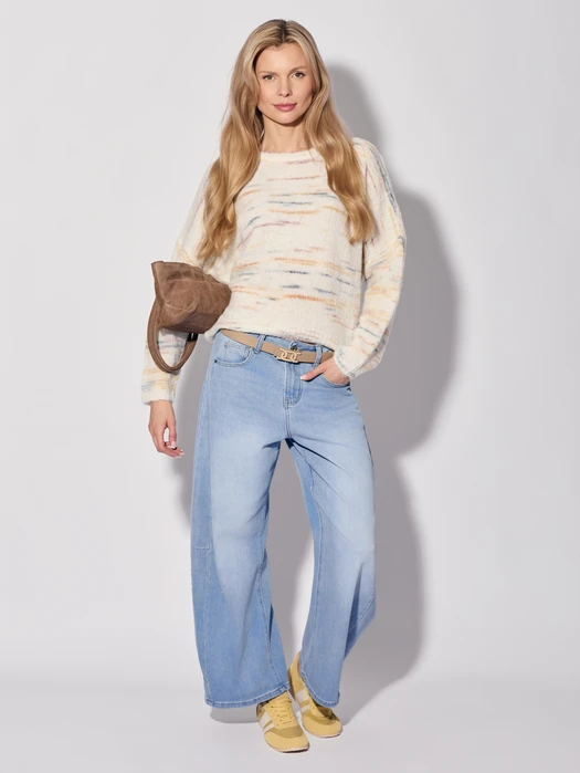 SWETER PASTELOWE PASKI