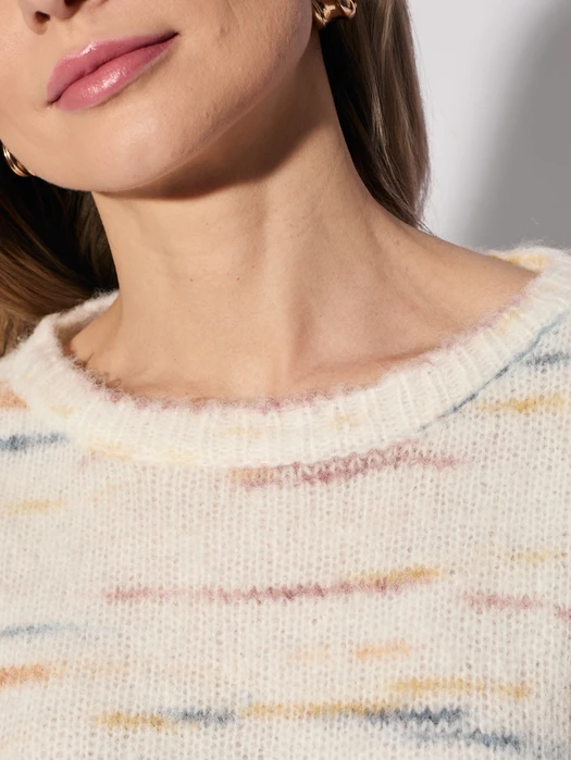 SWETER PASTELOWE PASKI