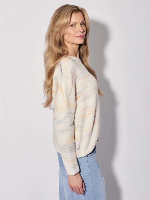 SWETER PASTELOWE PASKI